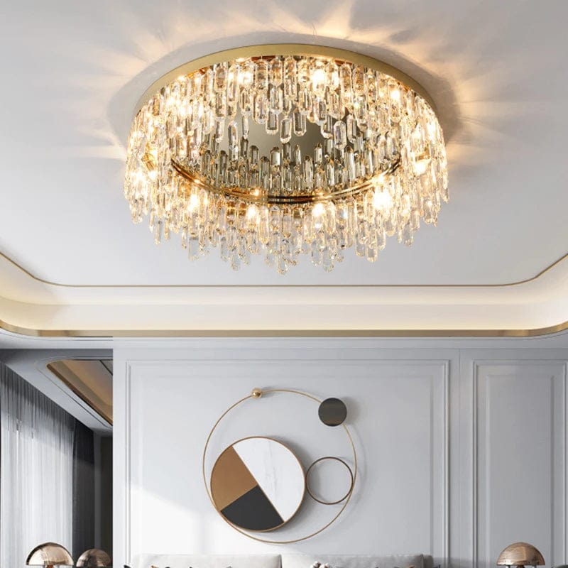 Larique - Modern Crystal Ceiling Lamp