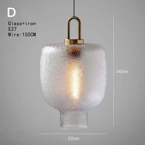 Lars - Minimalist Pendant Lamp with Frosted Glass