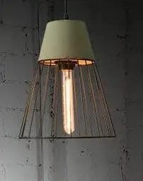 Linnea - Industrial Style Vintage Cement Metal Net Pendant Lights