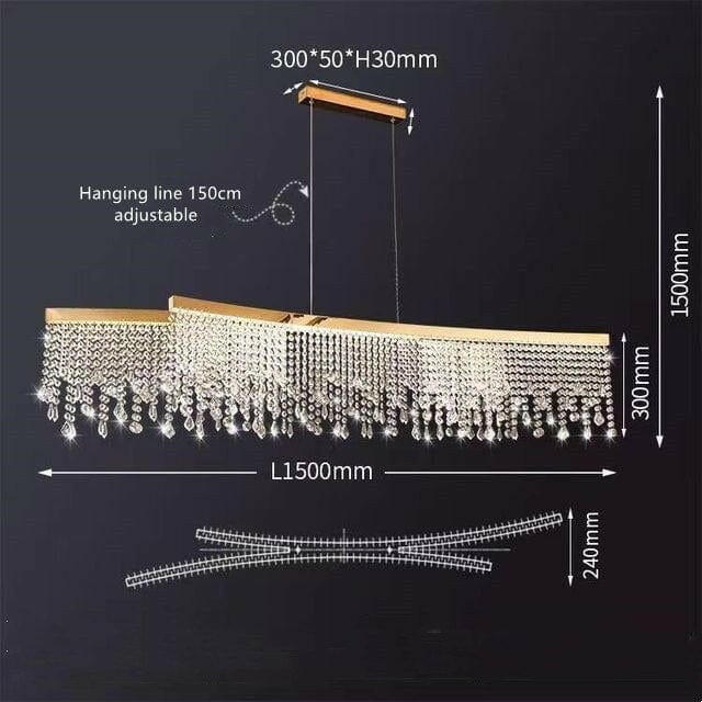 Liv - Nordic Chandelier Circle LED Gold