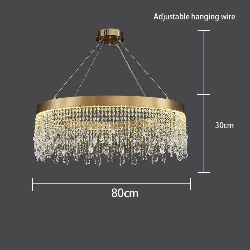 Liv - Nordic Chandelier Circle LED Gold