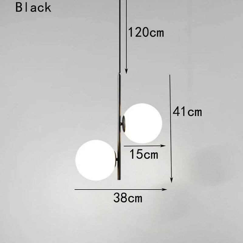 Louis - Modern Glass ball Pendant Light Dining
