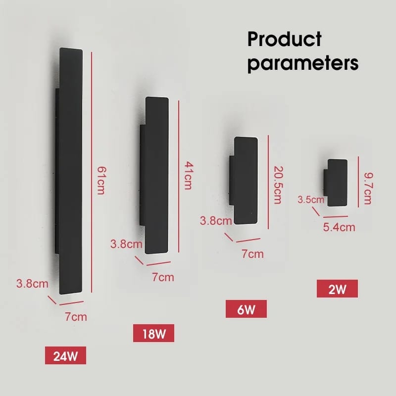 Product dimensions and specifications on a gray background