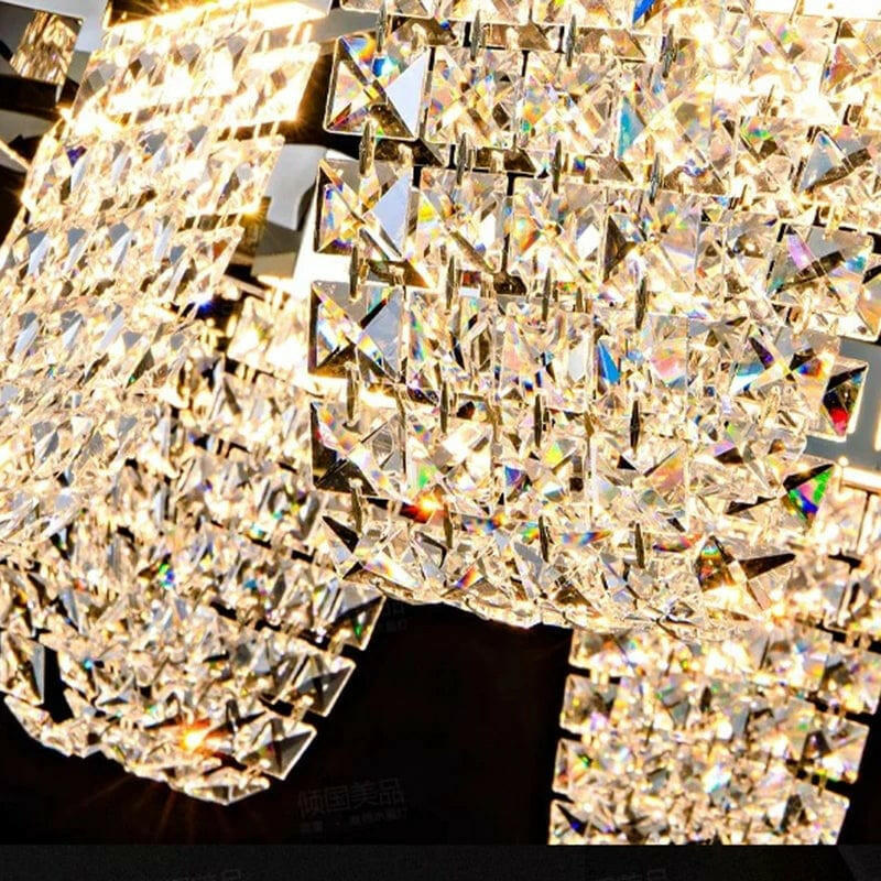 Luxury Simple Crystal Dining Room Bar Chandelier