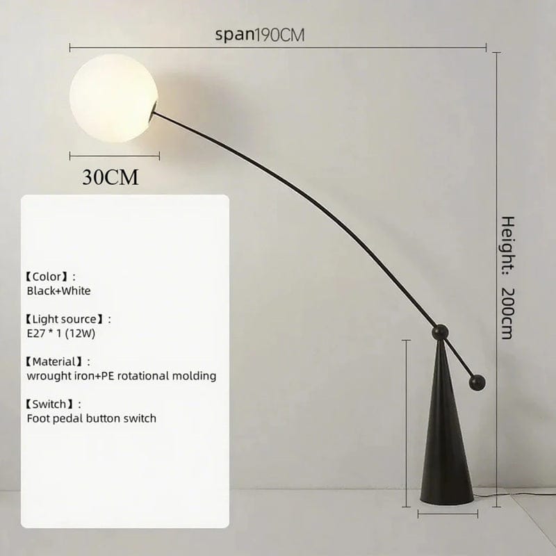 Lyra - Nordic Living Room Floor Lamp – Modern Luxury Design