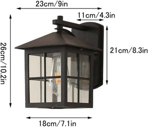 Mad - Birdcage Style Square Outdoor Wall Light