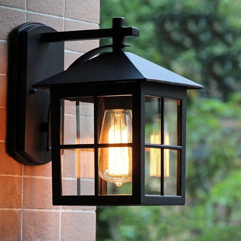 Mad - Birdcage Style Square Outdoor Wall Light