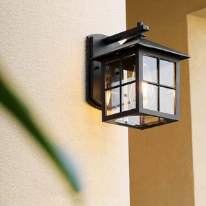 Mad - Birdcage Style Square Outdoor Wall Light