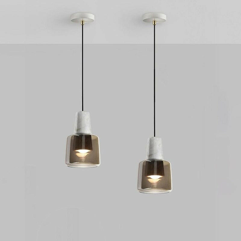Mette - Nordic Marble Glass Pendant Light Modern