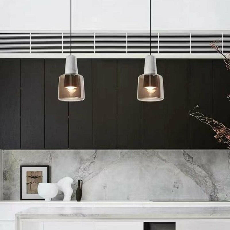Mette - Nordic Marble Glass Pendant Light Modern