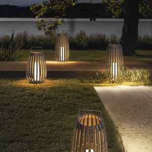 Mette - Rattan LED Lamps for the Garden