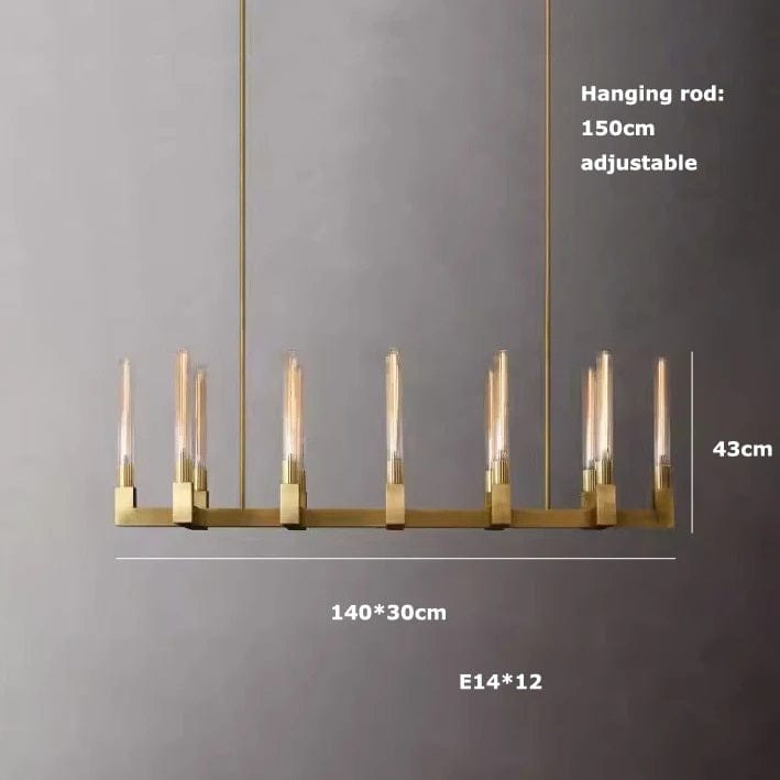 Mibb II - Luxury Postmodern Copper Chandelier