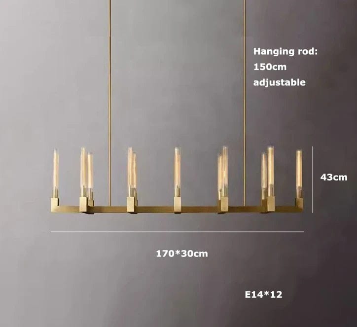 Mibb II - Luxury Postmodern Copper Chandelier