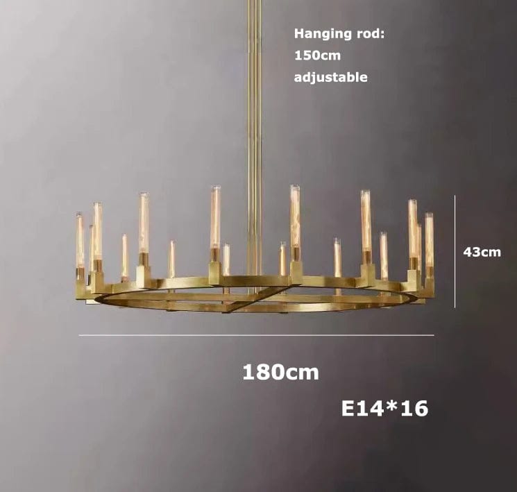 Mibb II - Luxury Postmodern Copper Chandelier