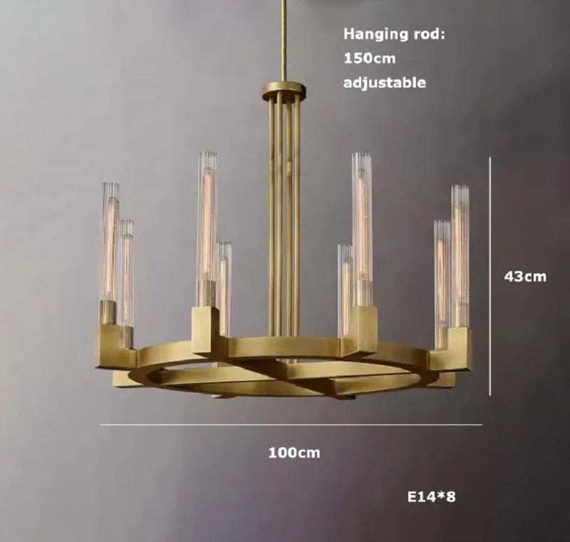 Mibb II - Luxury Postmodern Copper Chandelier