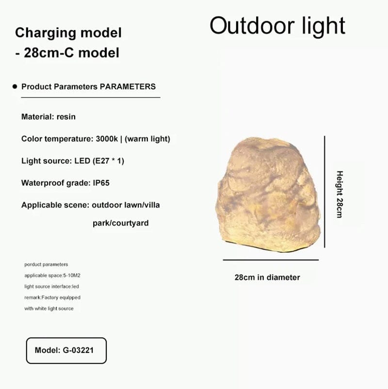 Mikkel - Garden Stone Outdoor Light