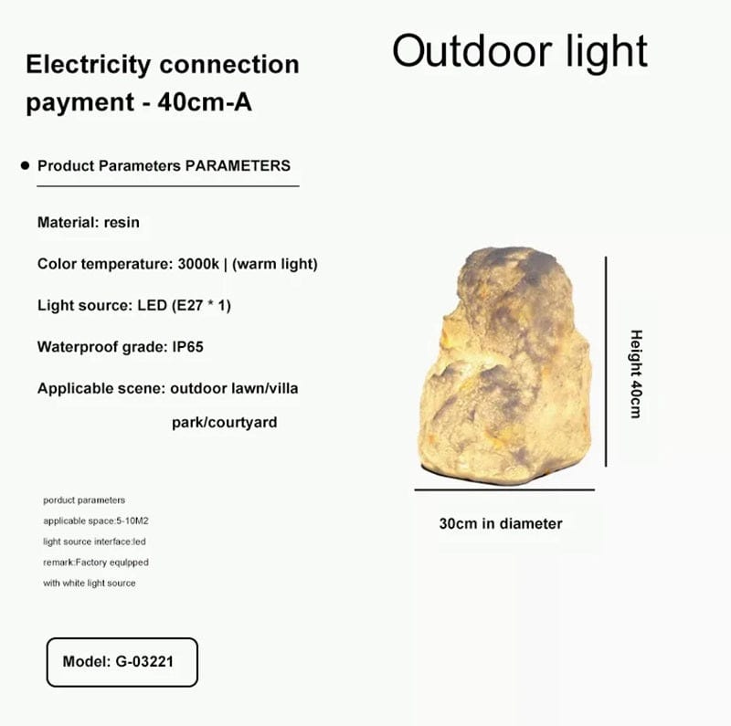 Mikkel - Garden Stone Outdoor Light