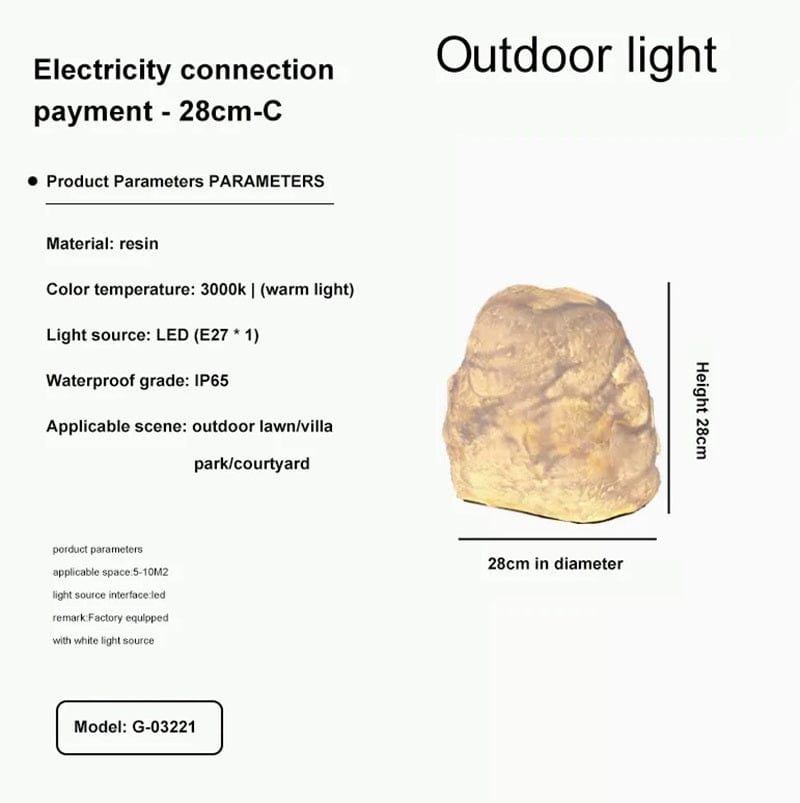 Mikkel - Garden Stone Outdoor Light