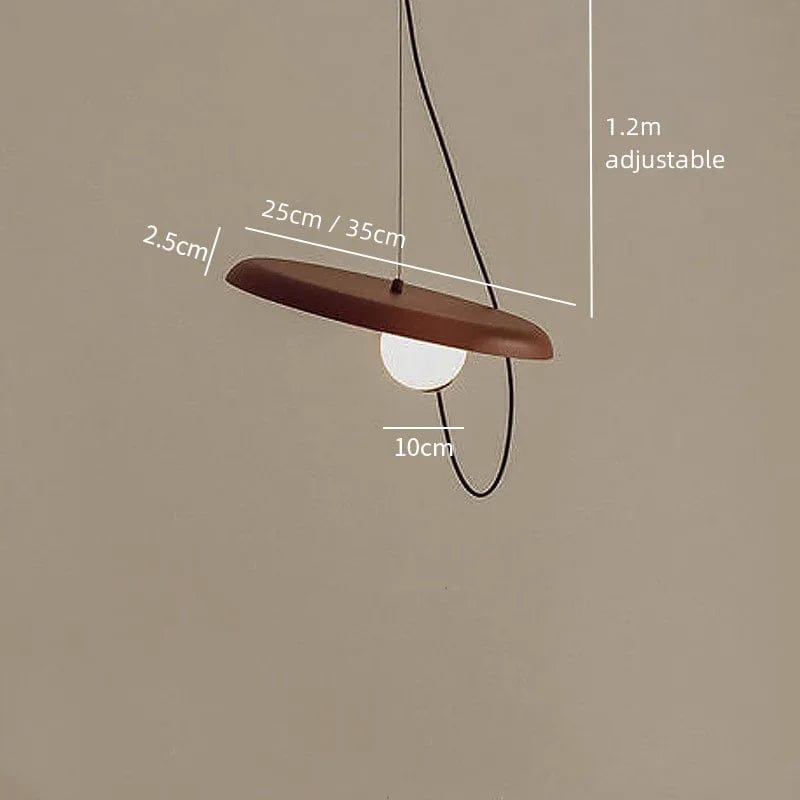 Minimalist Danish Circular Magnetic Pendant Lamp