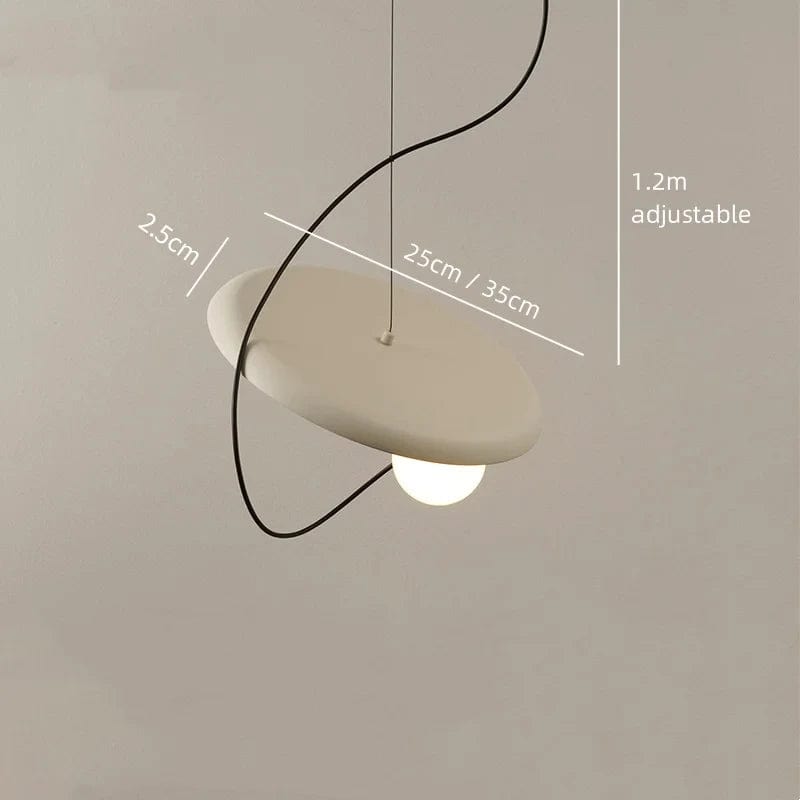 Minimalist Danish Circular Magnetic Pendant Lamp