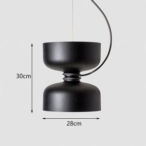 Modern Danish Designer Nordic Pendant Lamp with Wrought Iron Shade