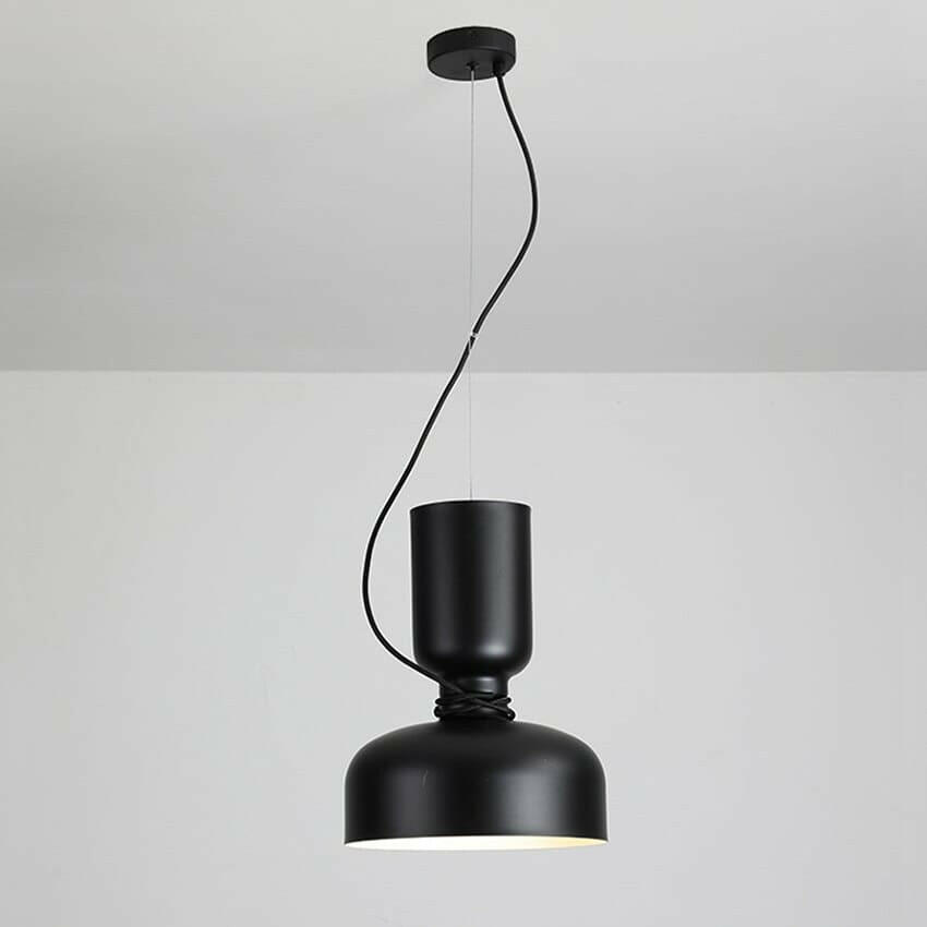 Modern Danish Designer Nordic Pendant Lamp with Wrought Iron Shade