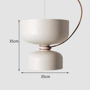 Modern Danish Designer Nordic Pendant Lamp with Wrought Iron Shade
