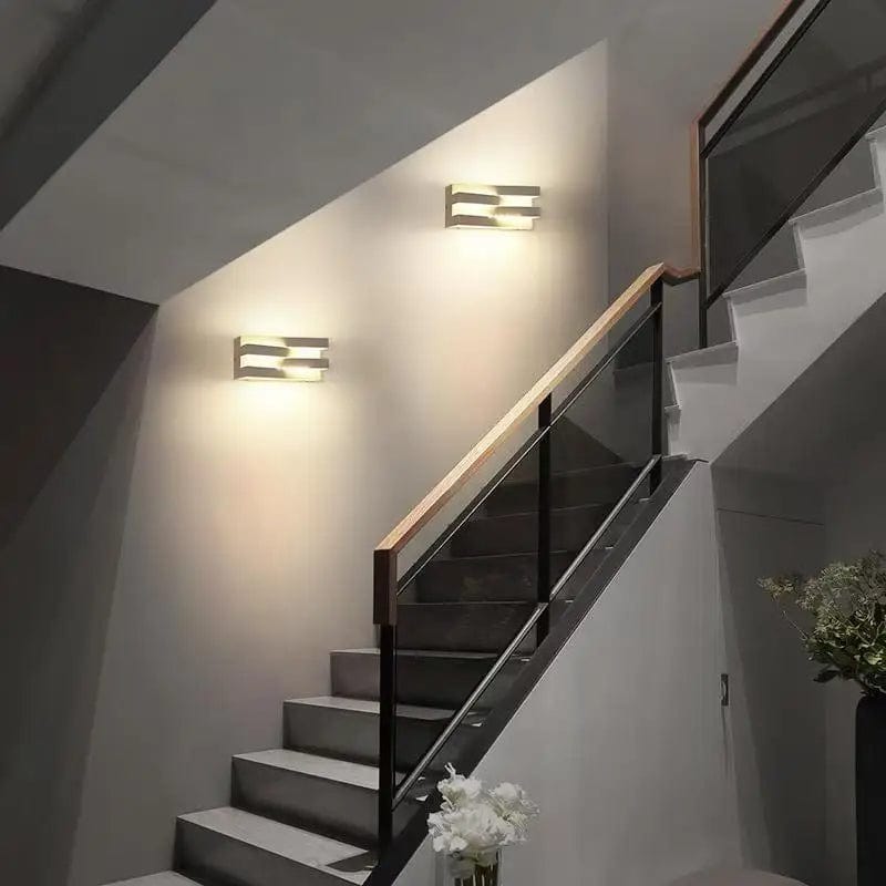 Modern Waterproof Outdoor Wall Lamp Rectangle Shape