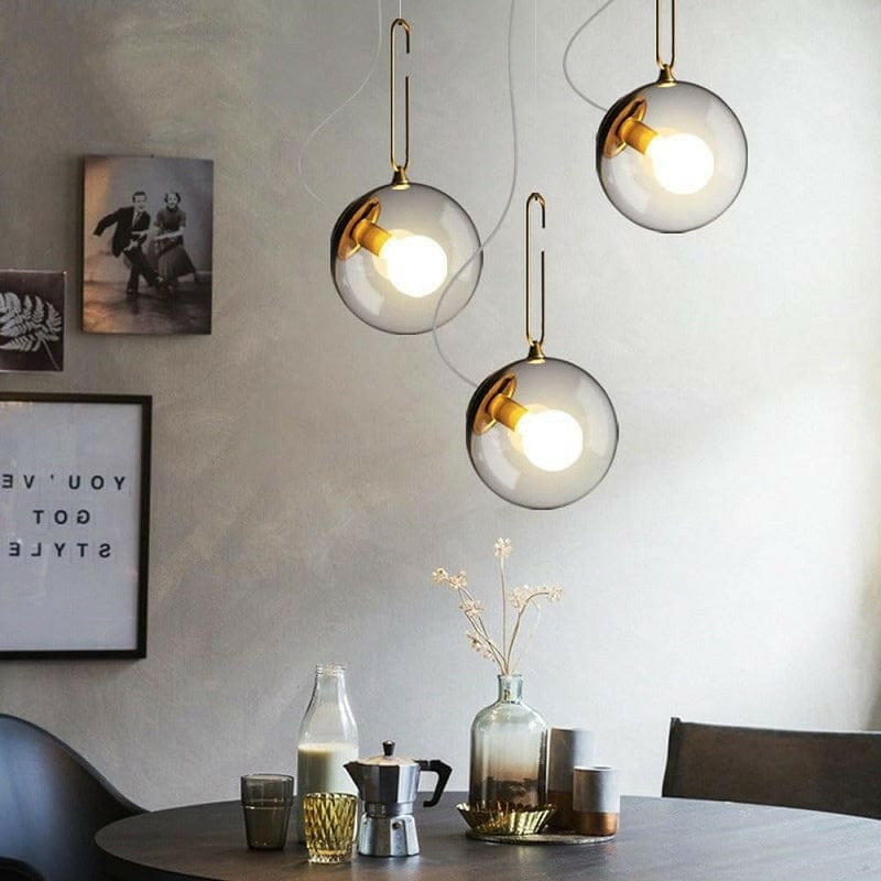Mörren - Industrial Glass Ball Pendant Lamp