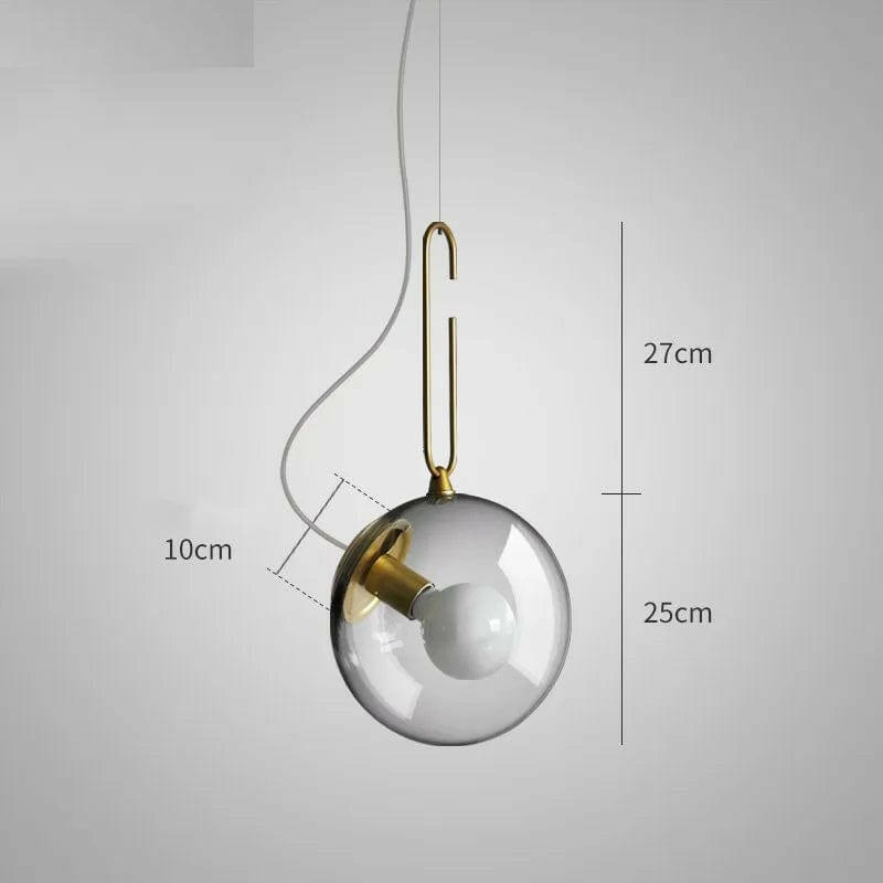 Mörren - Industrial Glass Ball Pendant Lamp