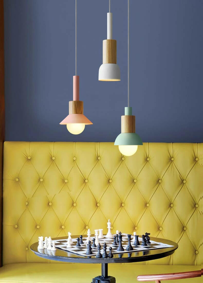 Neato - Metal & Wood Pendant Lamp