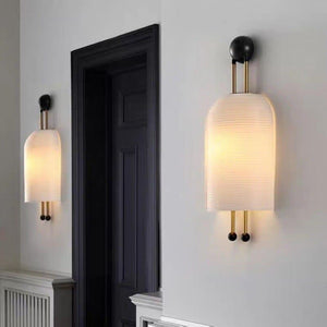 Nekka - White Glass Wall Lamp