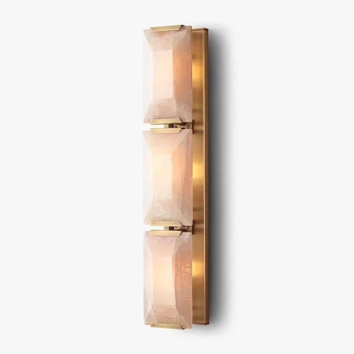 Nordic Style Stone Wall Lamp with Natural Marble Shade