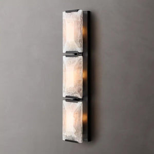 Nordic Style Stone Wall Lamp with Natural Marble Shade
