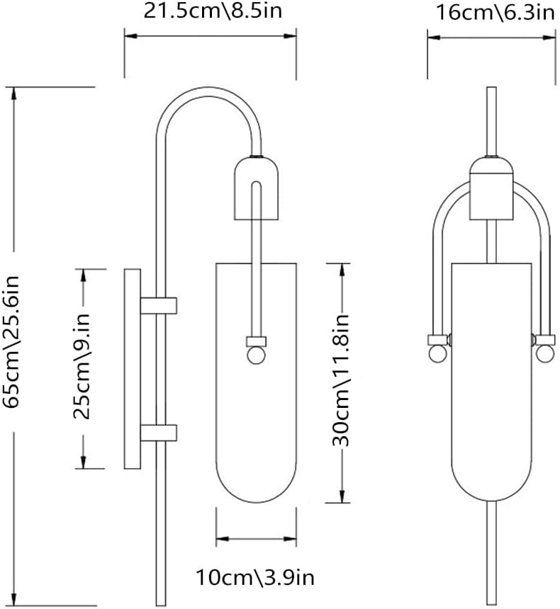 Nuo - Minimalist Postmodern Wall Lamp
