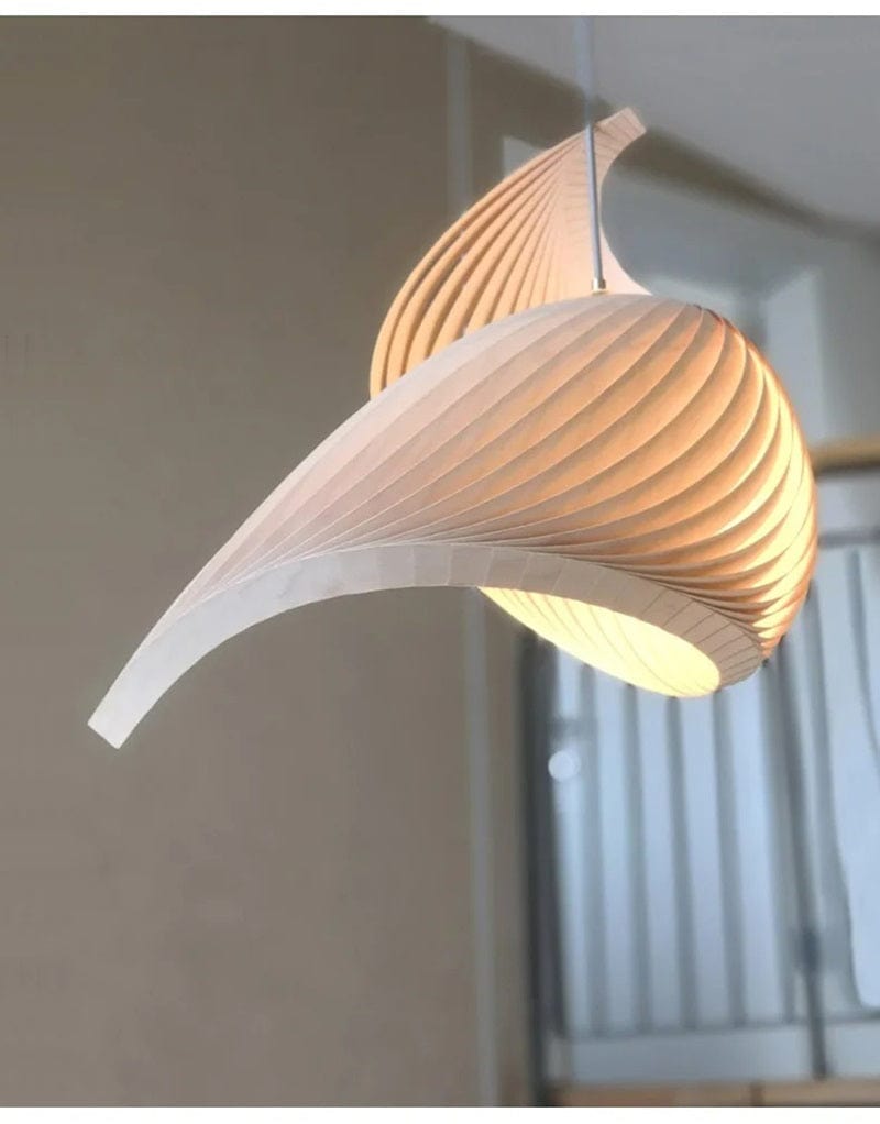 Onull - Original Eco-Friendly Wooden Creative Shell Shape Pendant Lamp