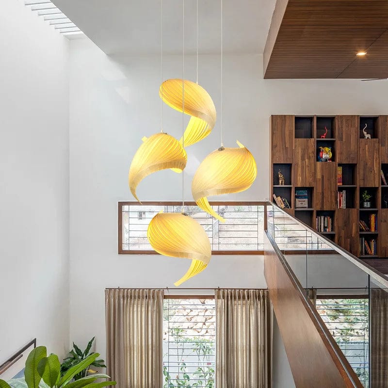 Onull - Original Eco-Friendly Wooden Creative Shell Shape Pendant Lamp