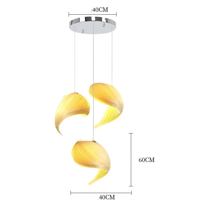 Onull - Original Eco-Friendly Wooden Creative Shell Shape Pendant Lamp