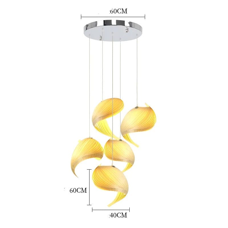 Onull - Original Eco-Friendly Wooden Creative Shell Shape Pendant Lamp