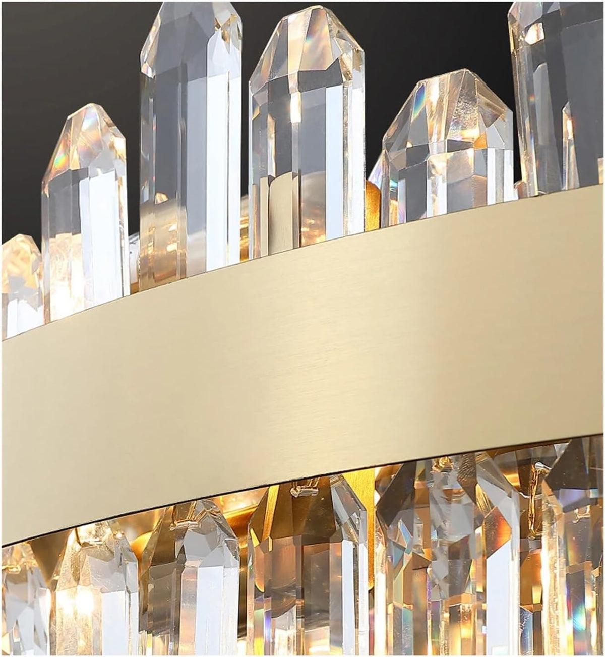 Orbit - Luxury Modern Chandelier with Round Gold