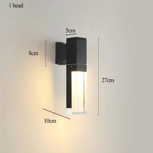 Outdoor Motion Sensor LED Waterproof Wall Sconce Light