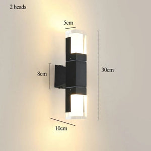 Outdoor Motion Sensor LED Waterproof Wall Sconce Light