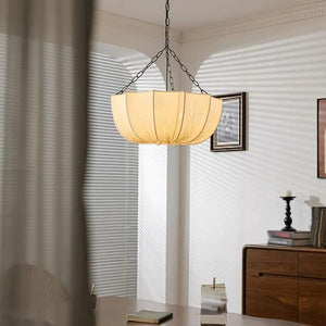 Ren - Wabi Sabi Retro Fabric Pendant Lamp