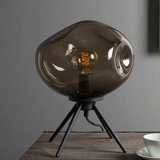 Riva - Nordic Glass Table Lamp - Brown