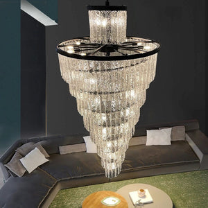 Rizzo - Modern Crystal Stair Chandelier