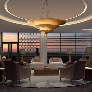 Serene Lotus – Wabi-sabi Chandelier