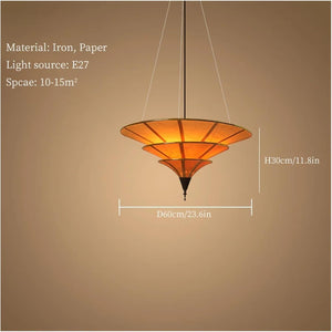 Serene Lotus – Wabi-sabi Chandelier
