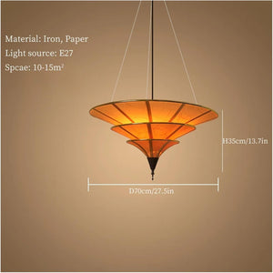 Serene Lotus – Wabi-sabi Chandelier
