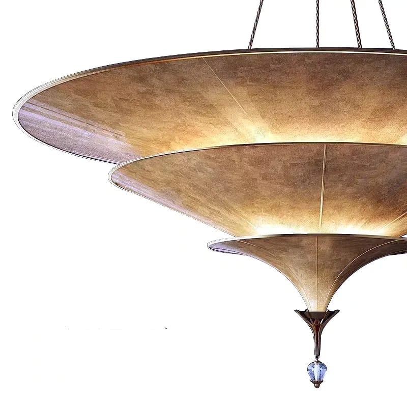 Serene Lotus – Wabi-sabi Chandelier