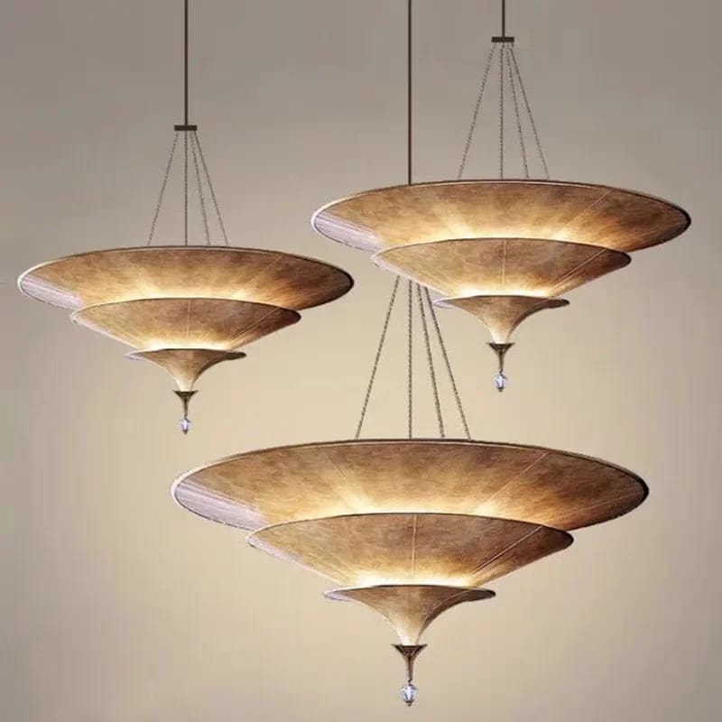 Serene Lotus – Wabi-sabi Chandelier